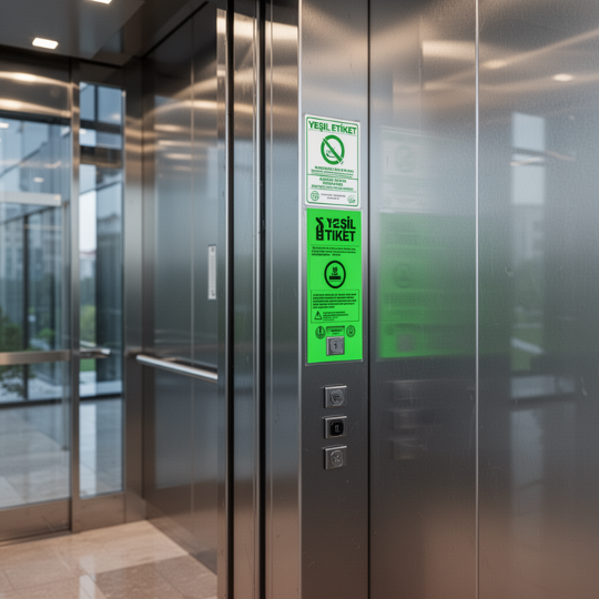 Site Asansör Etiketleri ve Aidat İcra Takibi